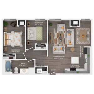 2 bedroom apartment for rent