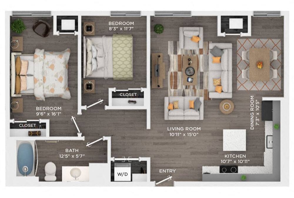 2 bedroom apartment for rent